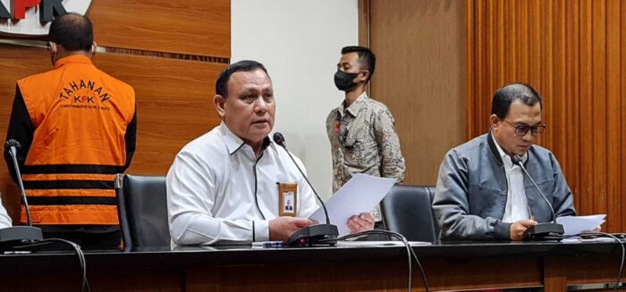 Ketua KPK H. Firli Bahuri ; Cukup Alat Bukti, Hakim Yustisial MA Edy Wibowo Jadi Tersangka dan Ditahan